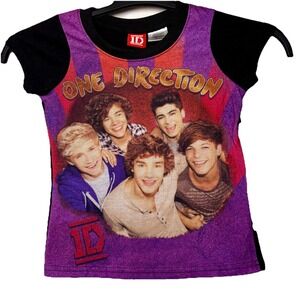 One Direction Pajama Top 2013 Y2K Girls 6X Retro‎ Boy Band Apparel